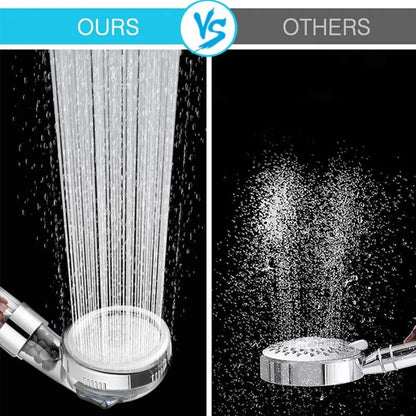 High-Pressure Shower Head with Filter – 3 Adjustable Modes